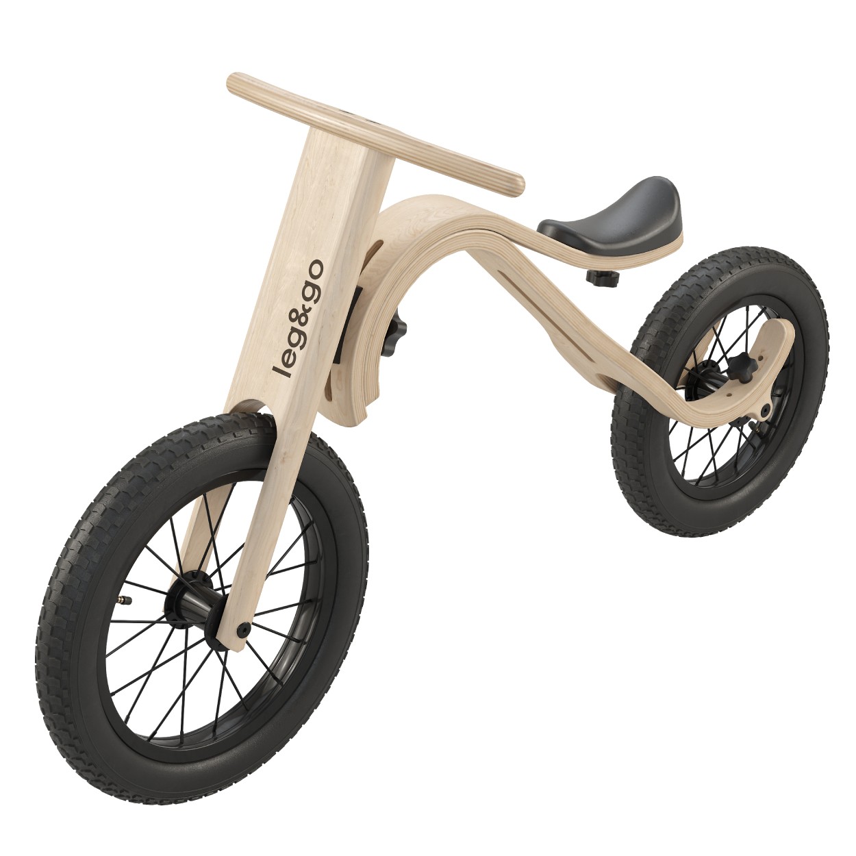 Leg&Go 3in1 puinen tasapainopyörä - Image 7