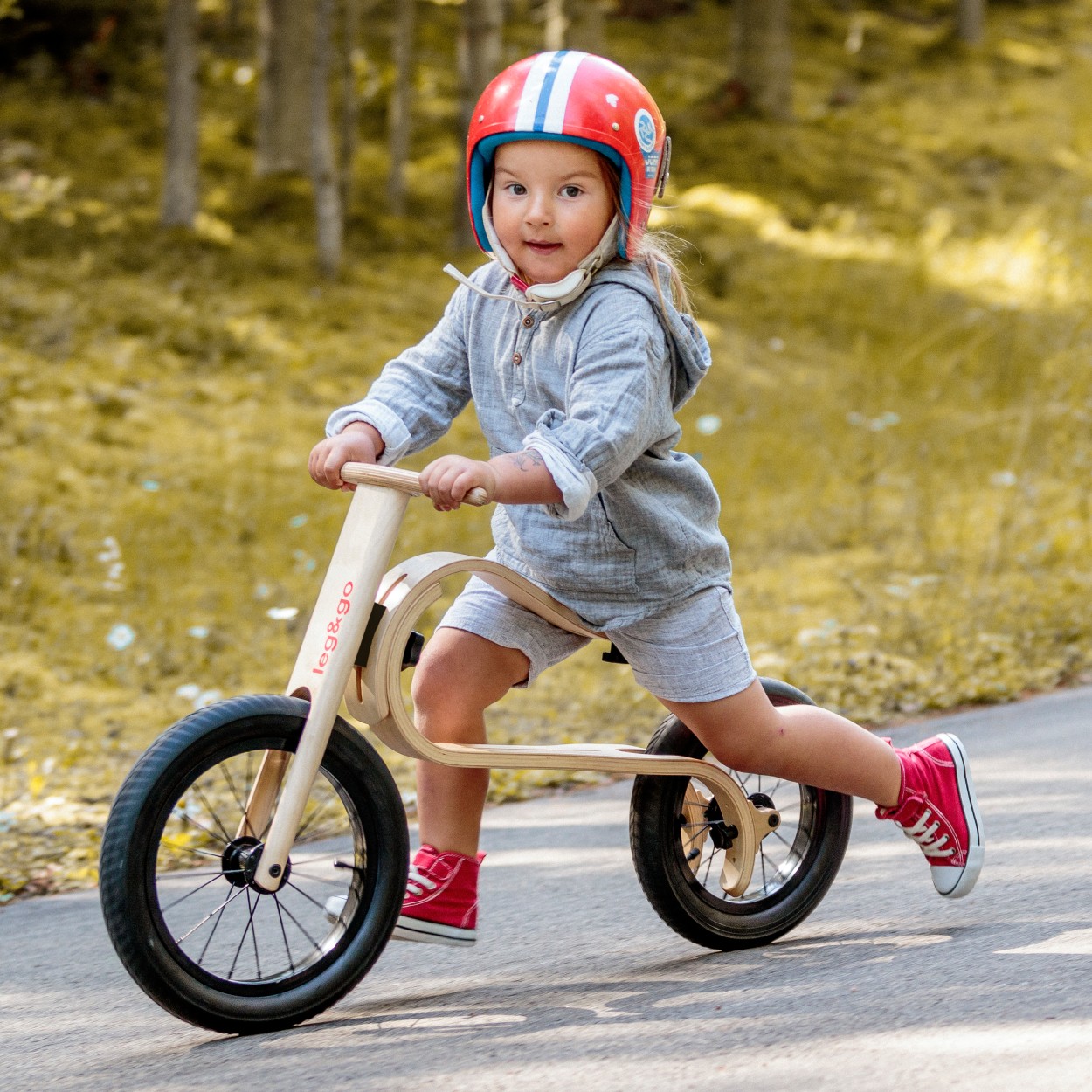 Leg&Go 3in1 puinen tasapainopyörä - Image 8