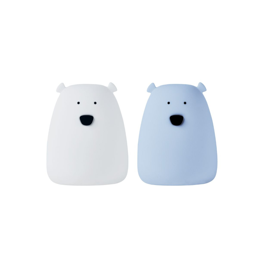 Mini Bear -yövalot – Valkoinen ja sininen (2 kpl) - Image 3