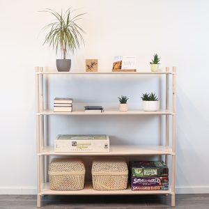 X Montessori-hylly Iso – 4 hyllyä