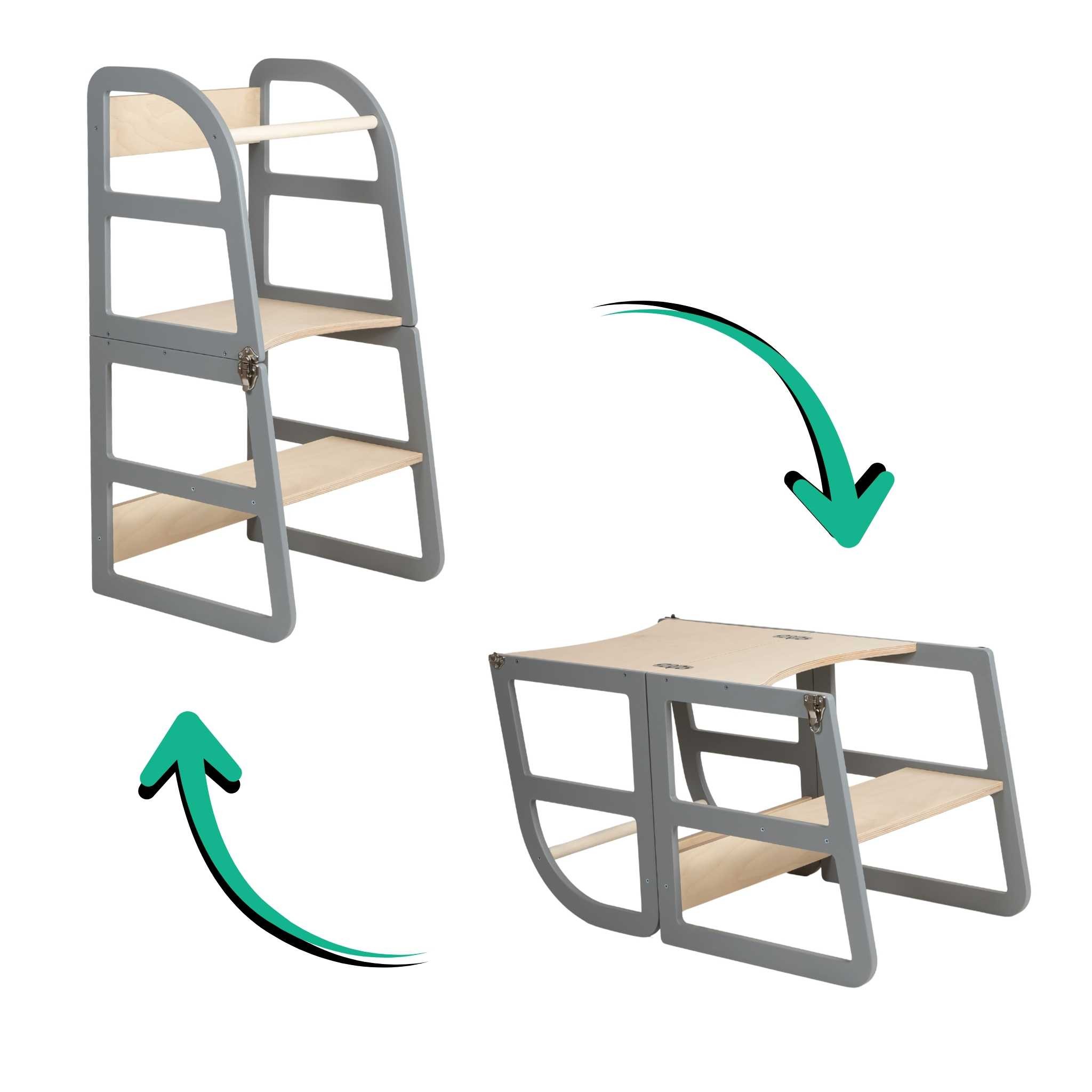Muunneltava oppimistorni – Sleekstep 2-in-1 - Image 10