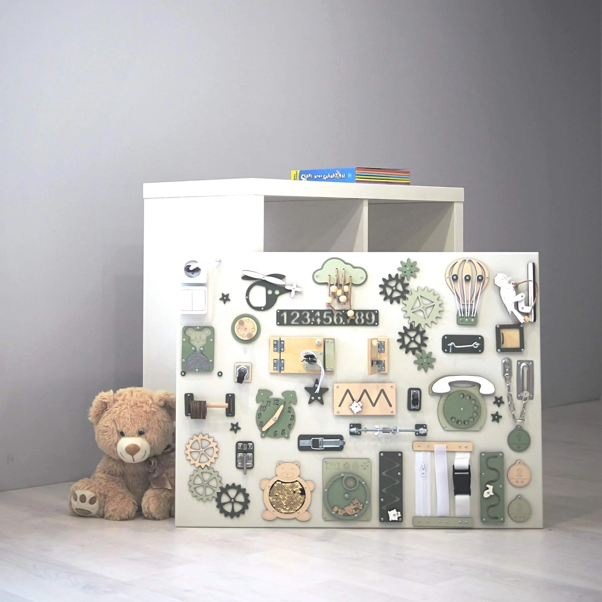 XXL Montessori-aktiviteettitaulu 60 × 80 cm - Image 6